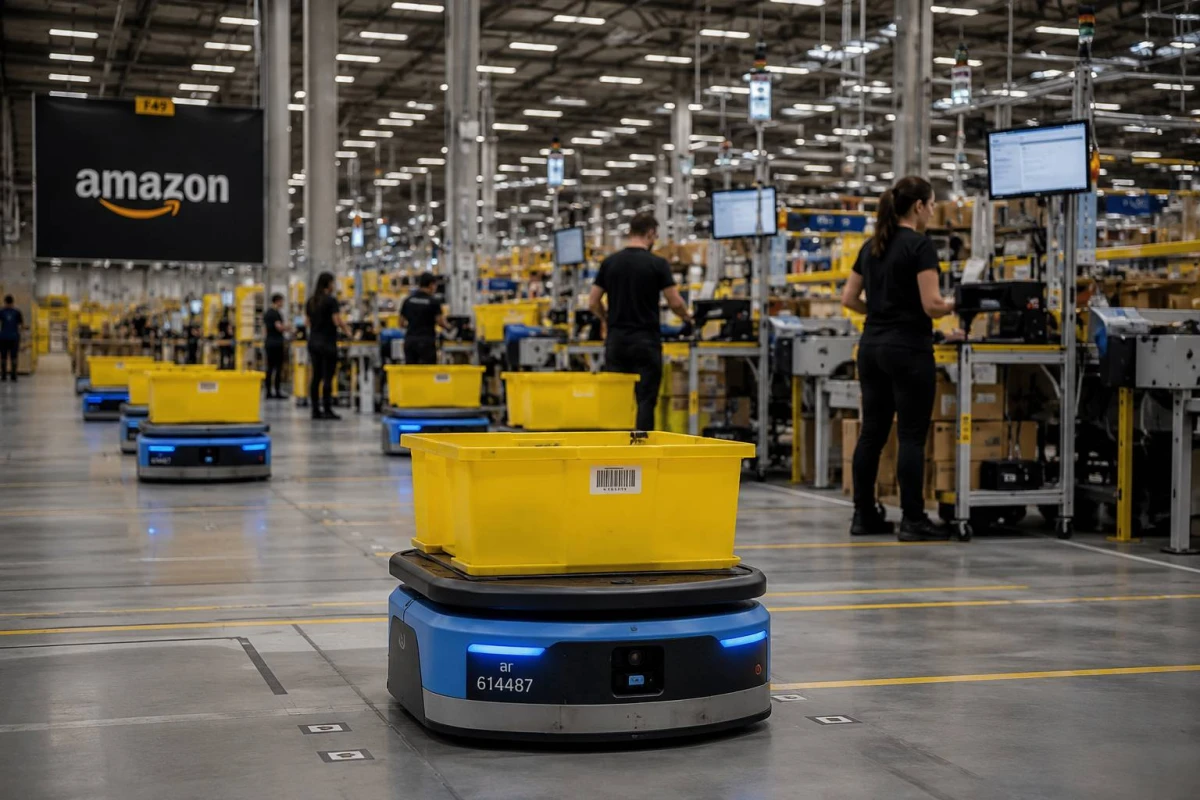 Amazon investe 10 miliardi in Europa tra robot e 25mila posti di lavoro