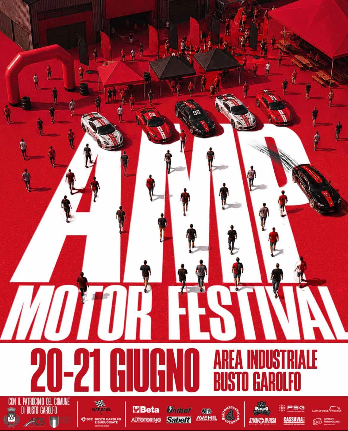 AMP Motor Festival: una gara e due giorni di festa ed esposizioni di auto da competizione il 20 e 21 giugno a Busto Garolfo