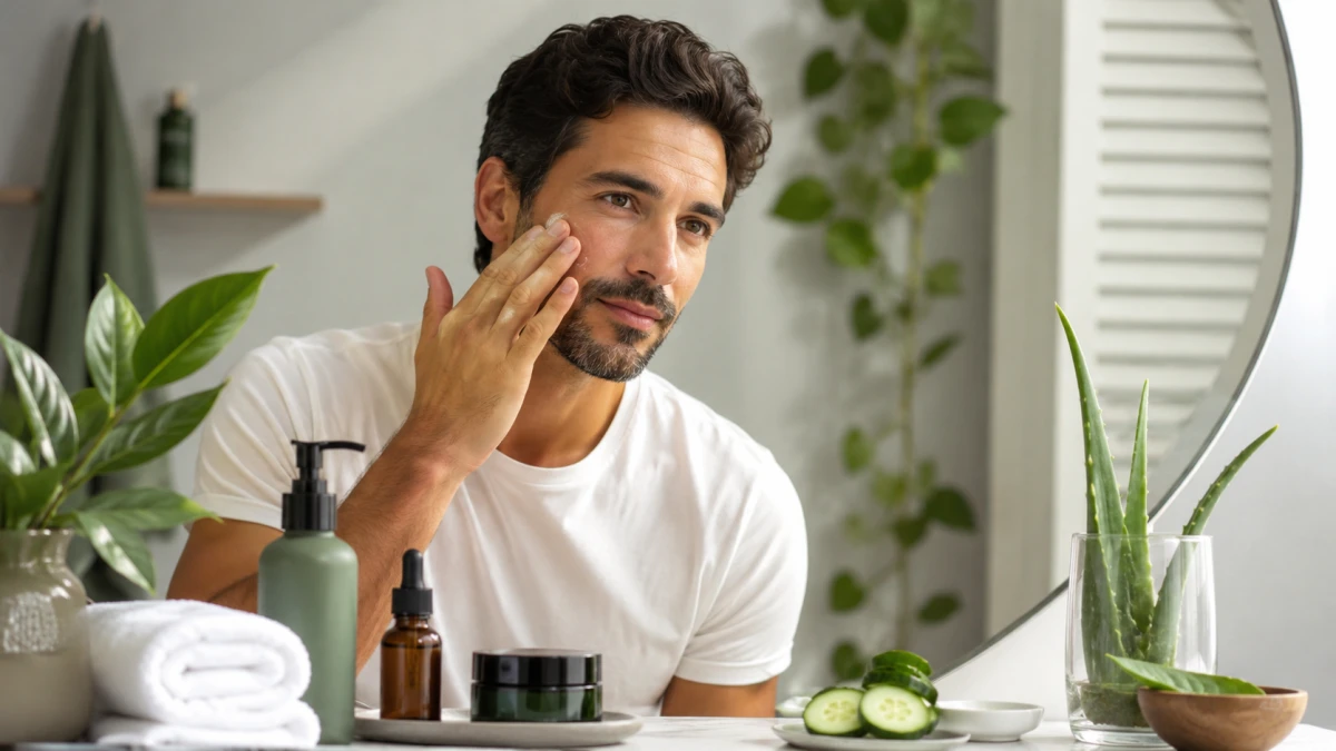 La nuova skincare maschile parla naturale e bio: boom dei consumatori attenti a ingredienti, trasparenza e sostenibilità