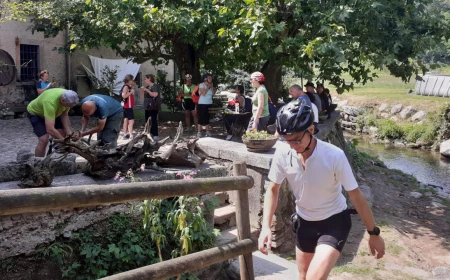 Escursione gratuita in bicicletta dal Mulino del Trotto a Castiglione Olona domenica 14 giugno