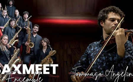 Nove sassofoni e un violino nel segno di Piazzolla: al Castello di Legnano il 19 giugno il concerto di SAXMEET Ensemble