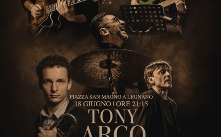 Musica e solidarietà in piazza San Magno a Legnano il 18 giugno: il Tony Arco Quintet per il progetto promozione lavoro