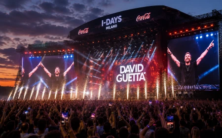 David Guetta agli I-Days Milano 2026: unica data italiana del Monolith Tour