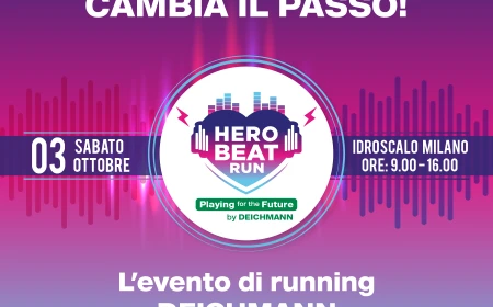  SPORT E MUSICA CONTRO IL BULLISMO:  DEBUTTA A MILANO LA CORSA NON COMPETITIVA “HERO BEAT RUN”