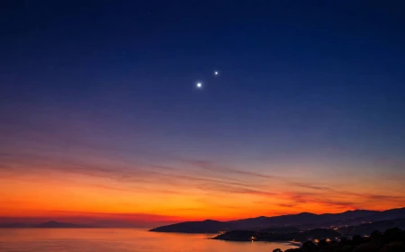 Venere e Giove vicinissimi nel cielo di giugno: spettacolo visibile a occhio nudo