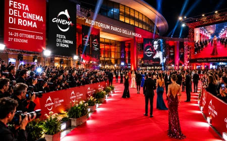 Festa del Cinema di Roma 2026: date, red carpet e anteprime all’Auditorium
