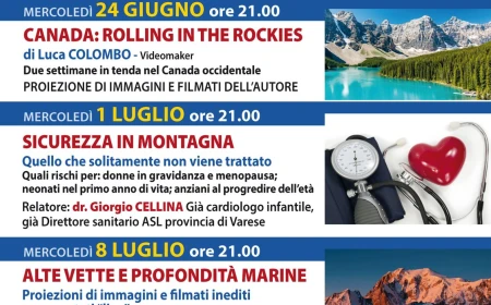 Due settimane tra le Rockies: immagini e racconti dal Canada occidentale nell’incontro del Cai a Castellanza il 24 giugno