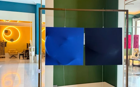 Elena Brovelli al de Bonart Naples: la tensione diventa spazio