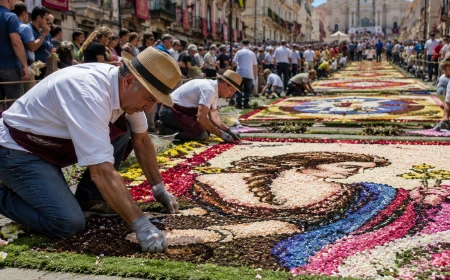 Infiorata di Genzano 2026: tappeti floreali nei Castelli Romani