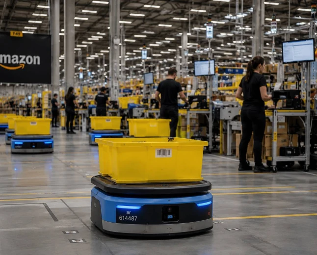 Amazon investe 10 miliardi in Europa tra robot e 25mila posti di lavoro