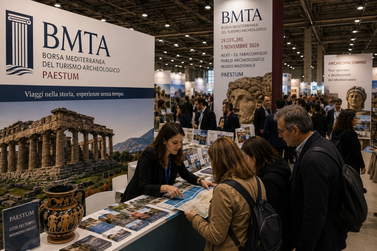 BMTA 2026 a Paestum: Borsa Mediterranea del Turismo Archeologico