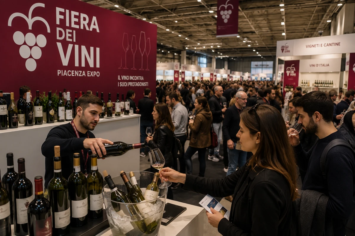 Fiera dei Vini 2026 a Piacenza Expo: degustazioni, produttori e acquisto diretto