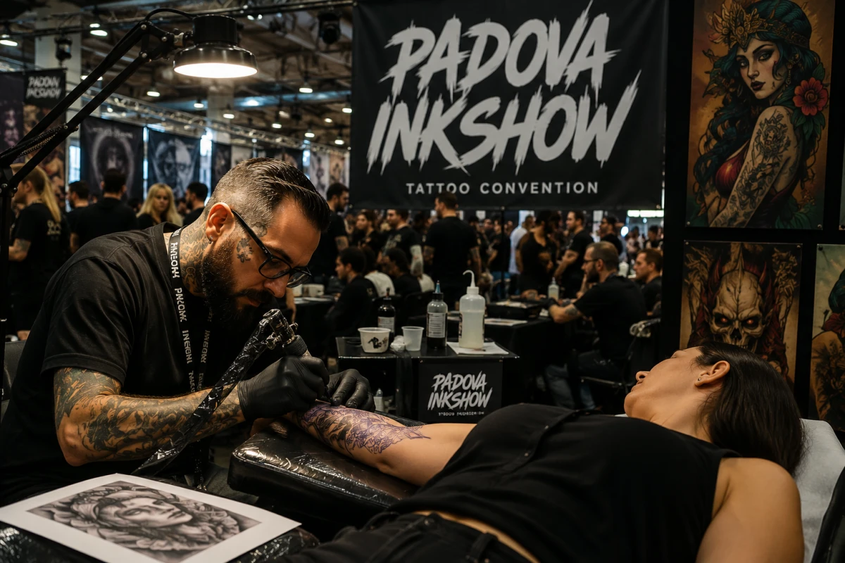 Padova InkShow 2026: tatuatori, spettacoli e biglietti alla Fiera di Padova