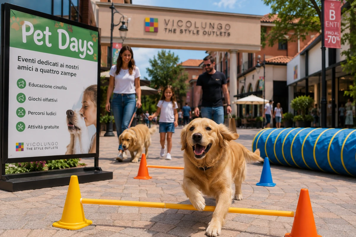 I Pet Days arrivano a Vicolungo The Style Outlets