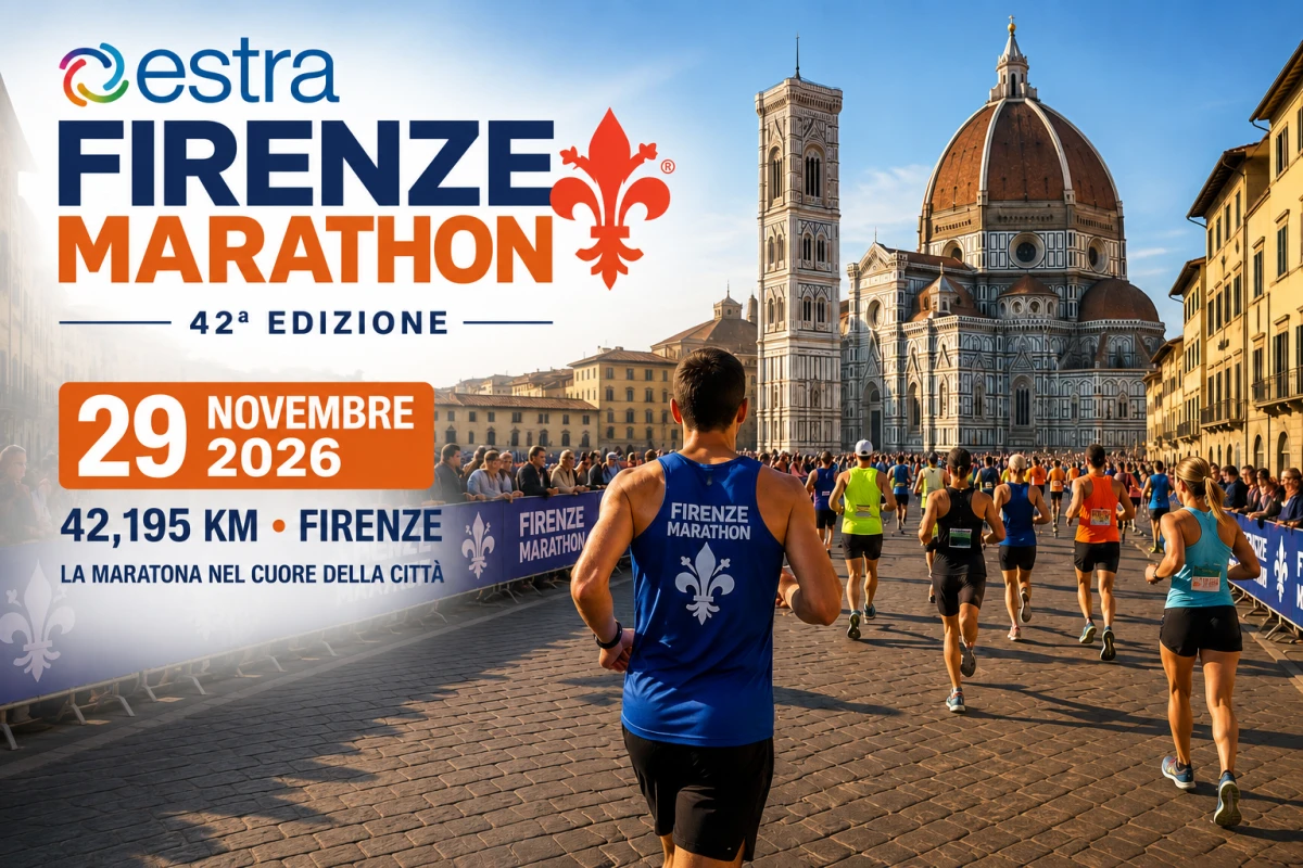 Estra Firenze Marathon 2026: iscrizioni, percorso e informazioni sulla 42ª edizione
