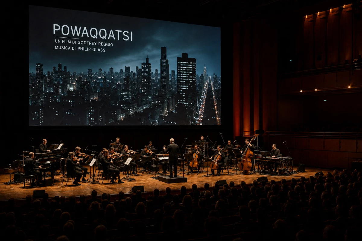 Philip Glass Ensemble – Powaqqatsi a Roma nel 2026