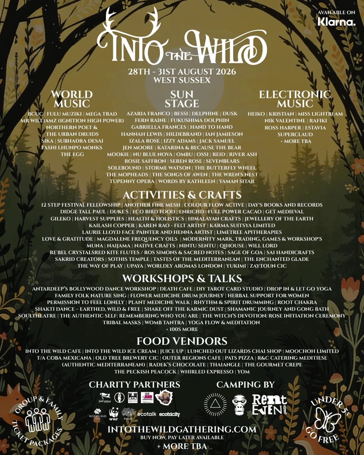Into The Wild Festival celebra dodici anni di musica, natura e creatività questo agosto