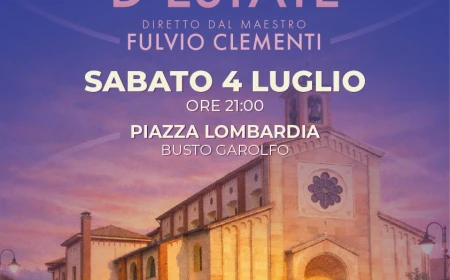 Cinquanta musicisti per il Concerto d'Estate della Banda Santa Cecilia il 4 luglio a Busto Garolfo