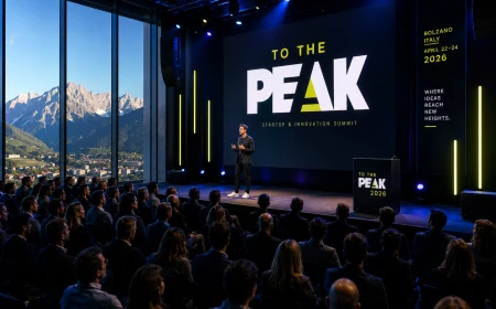 To The Peak 2026 – Startup Summit a Bolzano