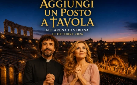 Aggiungi un posto a tavola all’Arena di Verona 2026