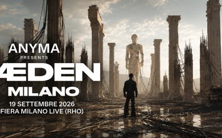 Anyma a Milano 2026: concerto a Fiera Milano Live  