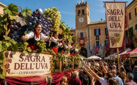 Sagra dell’Uva di Cupramontana 2026: programma e concerti