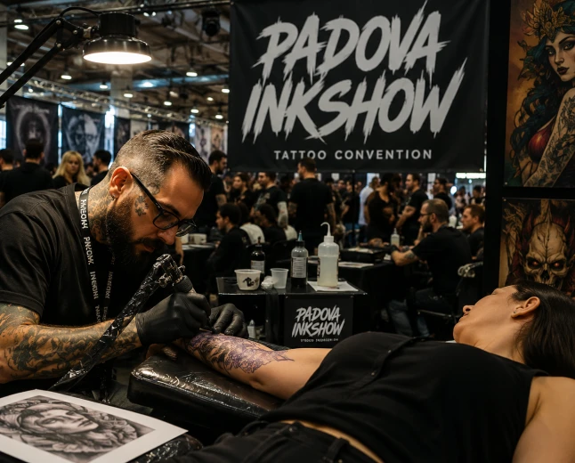 Padova InkShow 2026: tatuatori, spettacoli e biglietti alla Fiera di Padova