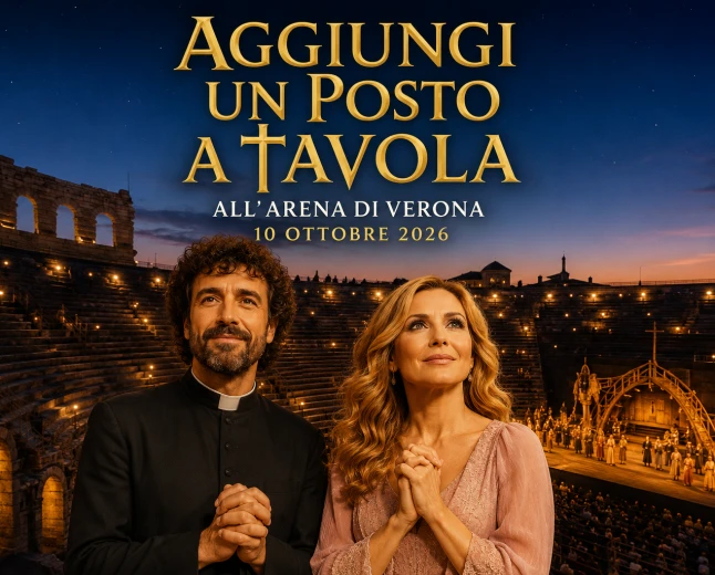 Aggiungi un posto a tavola all’Arena di Verona 2026