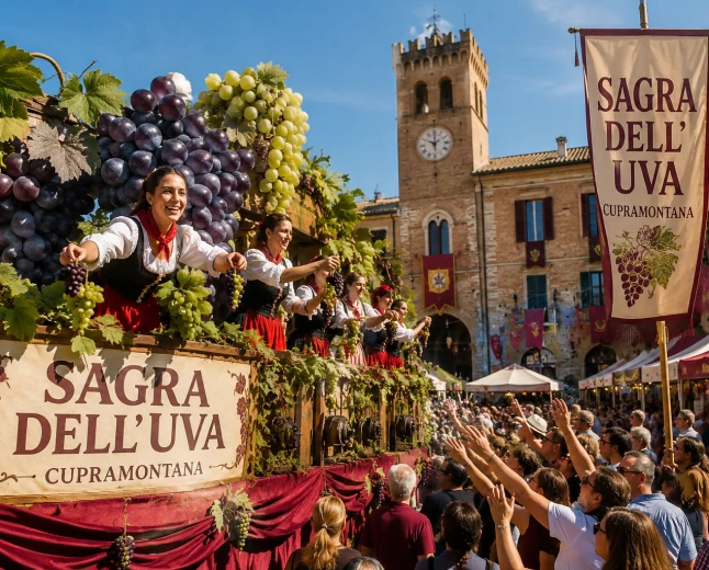 Sagra dell’Uva di Cupramontana 2026: programma e concerti