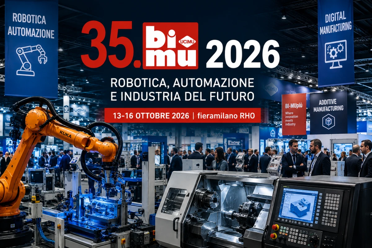 35.BI-MU 2026 a Milano: robotica, automazione e macchine utensili