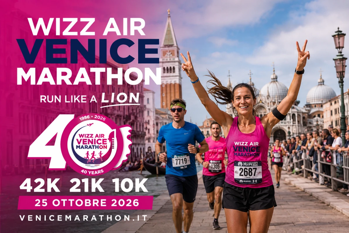 Wizz Air Venicemarathon 2026: la 40ª edizione a Venezia