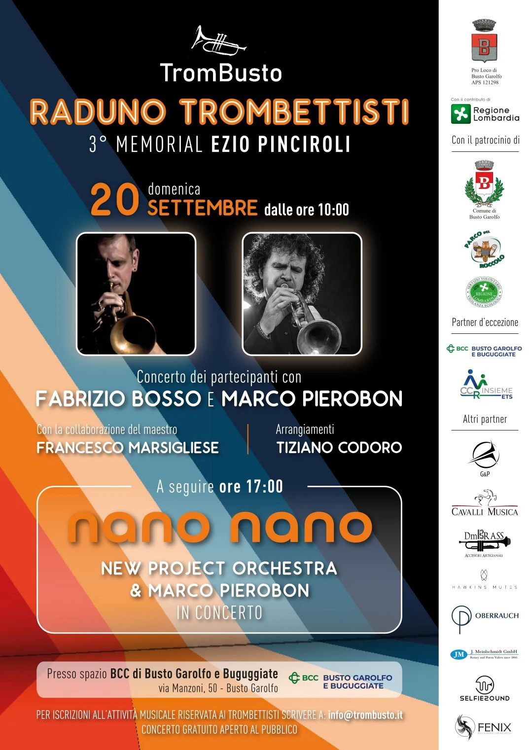 TromBusto 2026 a Busto Garolfo: prove aperte e concerto gratuito