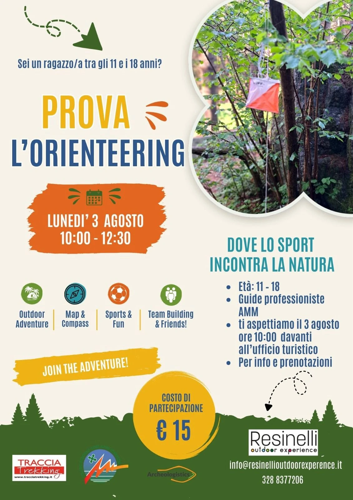 Lecchese, orienteering ai Piani Resinelli: sport e natura per giovanissimi