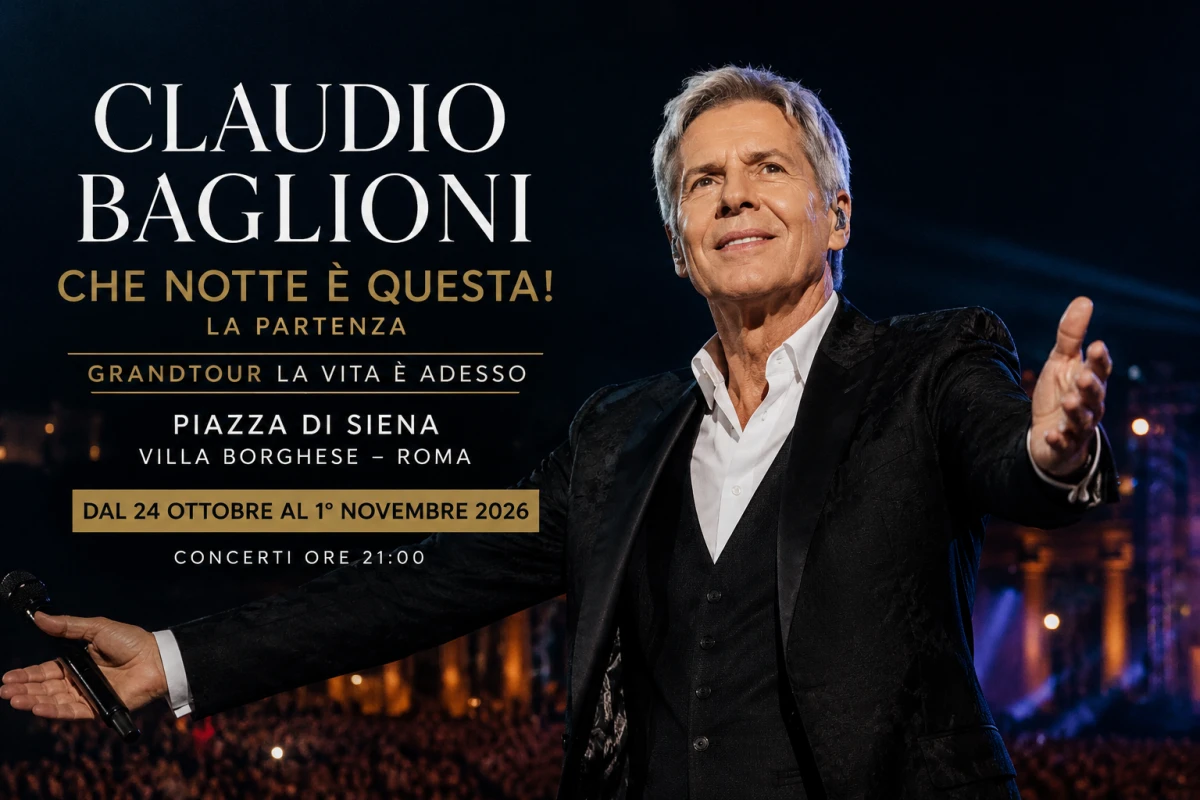 Claudio Baglioni – Che notte è questa! a Roma