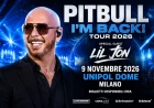 Pitbull a Milano nel 2026: I’m Back! Tour all’Unipol Dome