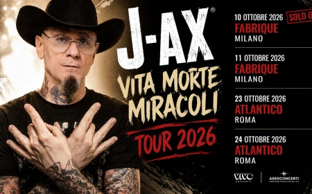 J-Ax – Vita Morte Miracoli Tour 2026
