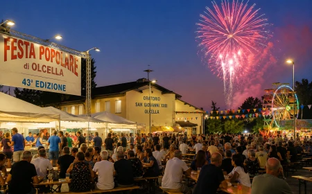 Festa Popolare di Olcella 2026: gran finale con musica, cucina e fuochi d’artificio