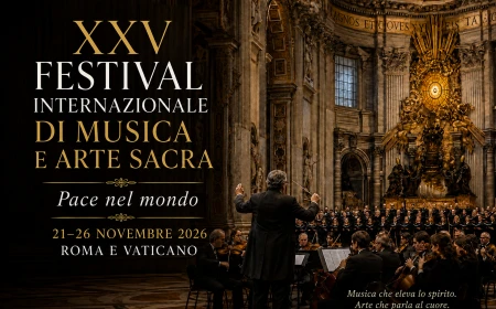 XXV Festival Internazionale di Musica e Arte Sacra 2026 a Roma e in Vaticano