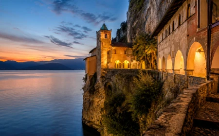 Visita guidata e concerto all’Eremo di Santa Caterina del Sasso con il Doré Quartet in viaggio tra Vienna e America il 6 agosto