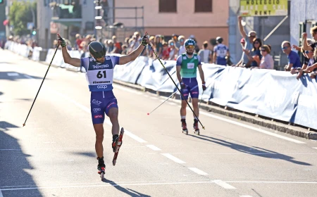 IN VAL DI FIEMME LA COPPA DEL MONDO. BECCHIS, PROF SPRINT DELLO SKIROLL 