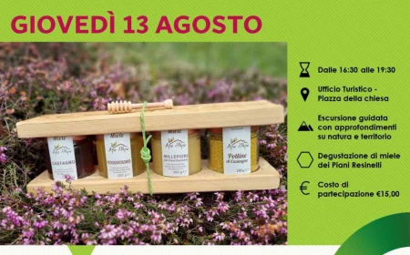 Lecchese, escursione guidata giovedì 13 agosto all’anello dei Campelli con degustazione di miele locale