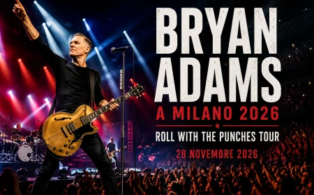 Bryan Adams a Milano 2026 – Roll With The Punches Tour