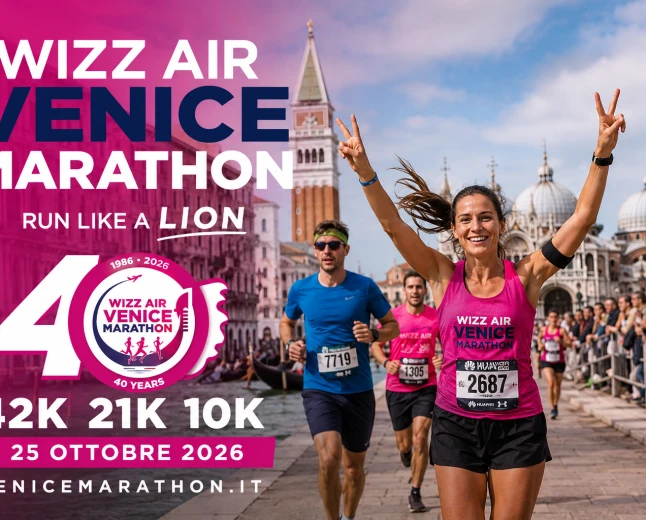 Wizz Air Venicemarathon 2026: la 40ª edizione a Venezia