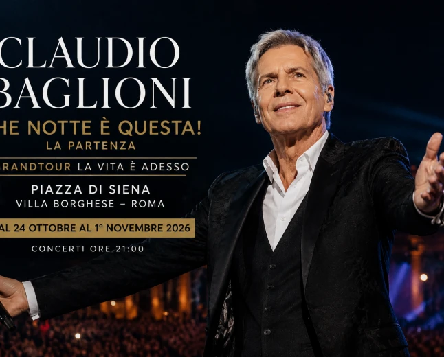 Claudio Baglioni – Che notte è questa! a Roma