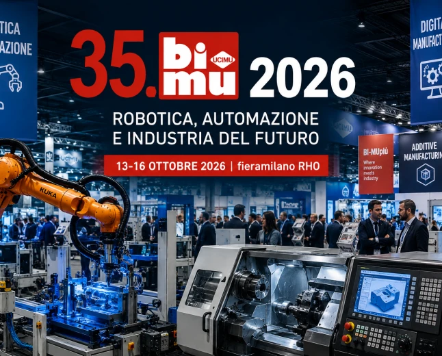 35.BI-MU 2026 a Milano: robotica, automazione e macchine utensili