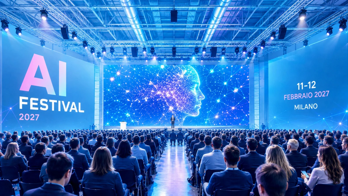 AI Festival 2027 a Milano: due giorni nel futuro dell’intelligenza artificiale
