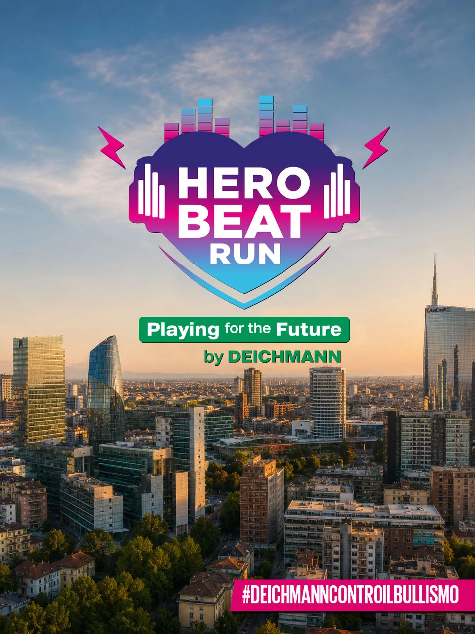 MANCA MENO DI UN MESE AL DEBUTTO DELLA PRIMA FUN RACE CONTRO IL BULLISMO “DEICHMANN HERO BEAT RUN" 