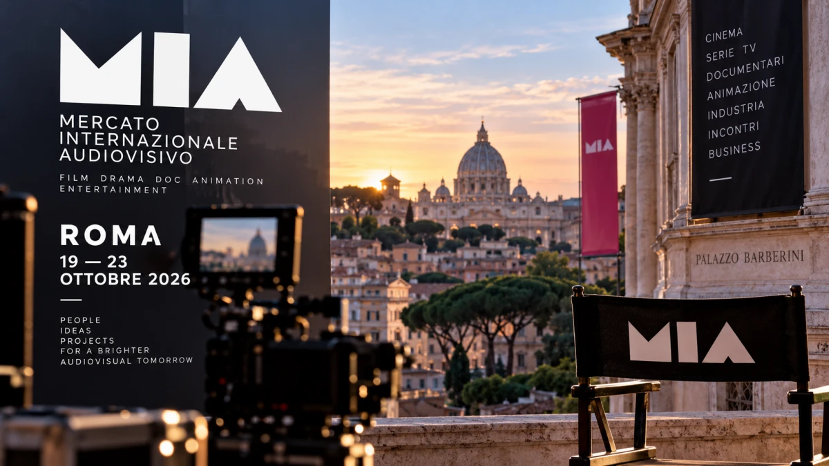 MIA 2026 a Roma: il Mercato Internazionale Audiovisivo torna dal 19 al 23 ottobre
