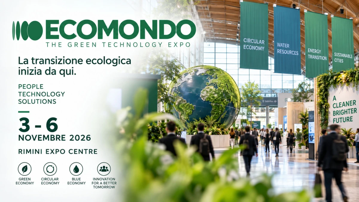 Ecomondo 2026 a Rimini: tecnologie e innovazione per la transizione ecologica
