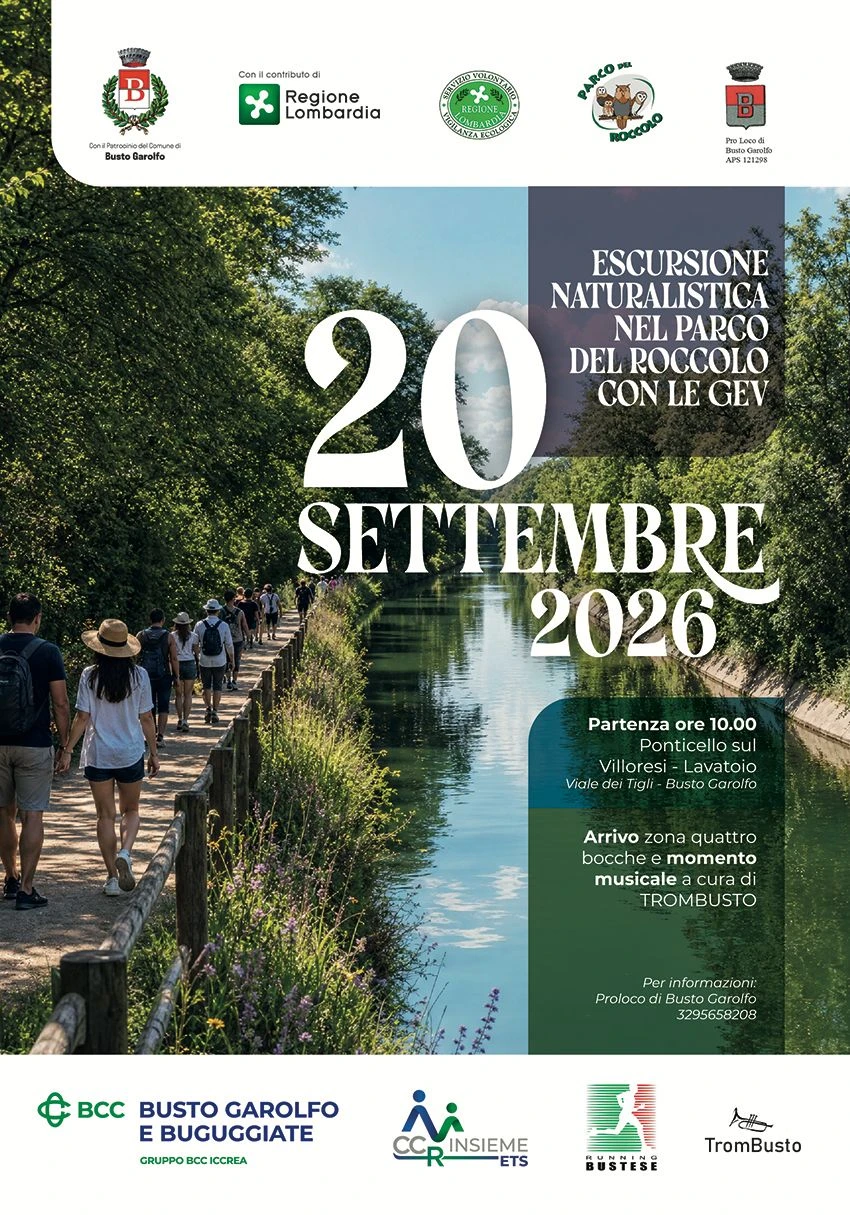TromBusto porta la musica nel Parco del Roccolo: il 20 settembre una camminata tra natura, territorio e note